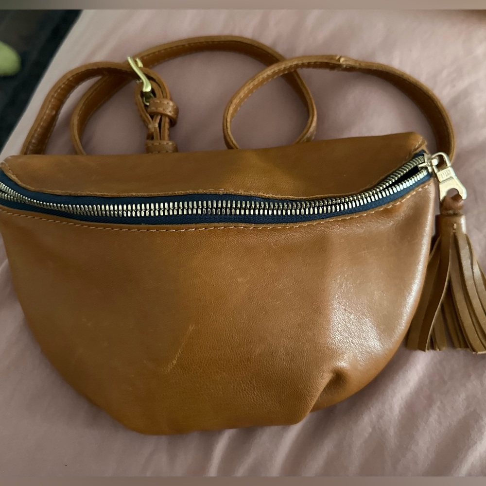 Parker Clay leather bum bag